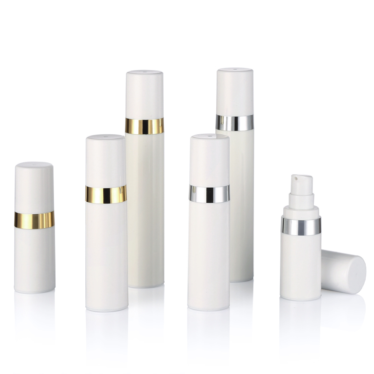 botella privada de aire L16 de la bomba de la loción de la crema del cuidado de piel de los PP de 15ml 30ml 50ml